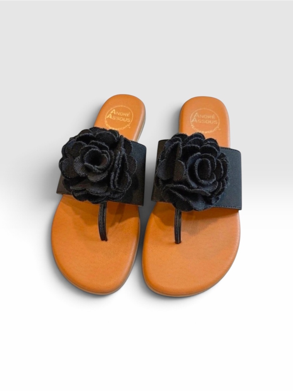 Anthropologie- Andre Assous NATE Featherweights Sandal Floral Thong Sandals